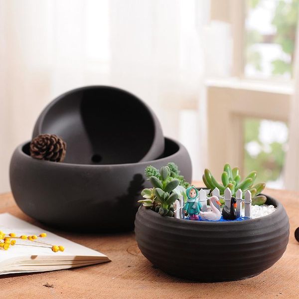 

decorative objects & figurines home decor creative ceramic flower pots accessories deskdisplay sundries storage abstract face flowerpot