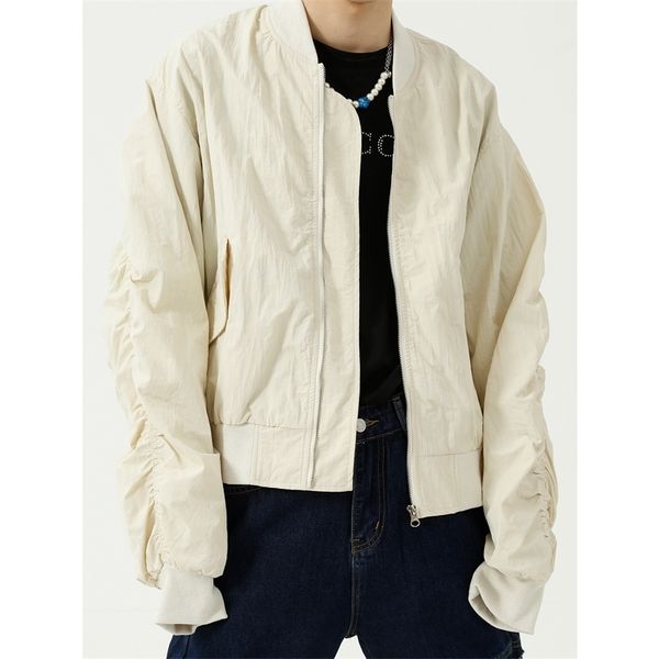 

mtl menswear | autumn new products simple baseball jacket fashion personalized casual coat men, Black;brown