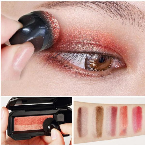 

eye shadow double color palette lazy glitter waterproof eyeshadow shimmer makeup cosmetics tool
