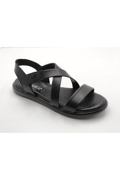 

sandals women's black leather