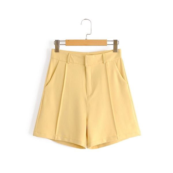 

summer women's shorts casual solid color 210430, White;black