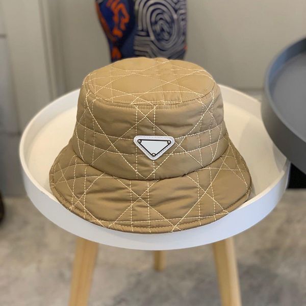 

designer bucket hat caps letter mens cap hats luxury mesh stripe triangle add cotton winter womens men street casual fashion, Blue;gray