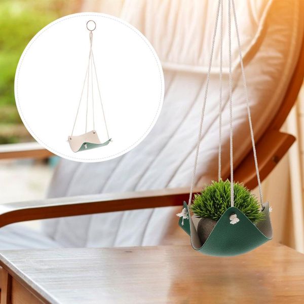 

car organizer 1pc hanging flowerpot basket plant pot net practical planter