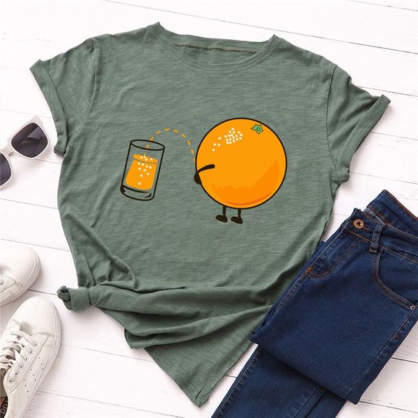 

women's t-shirt plus size tshirt s-5xl lovely orange print t shirt women 100%cotton o neck short sleeve tees summer pink casual, White
