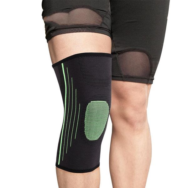 

arm & leg warmers sports silicone kneepads antiskid long knee support brace pad protector basketball soccer cycling legwarmers, Black