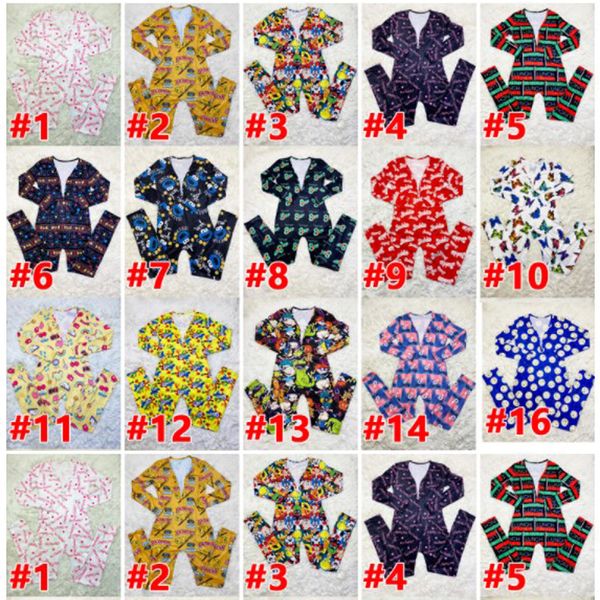 

women's jumpsuits & rompers cartoon print home onesies jumpsuit sleepwear long sleeve v neck bodycon bodysuit romper trousers button, Black;white