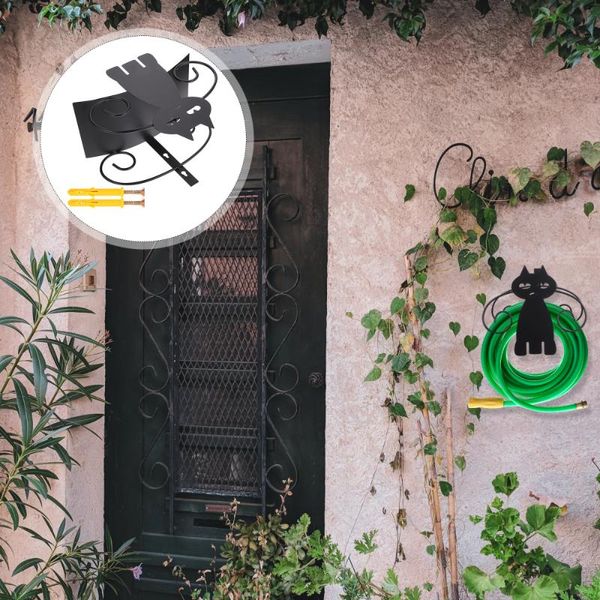 

watering equipments garden hose holder rack iron hanger