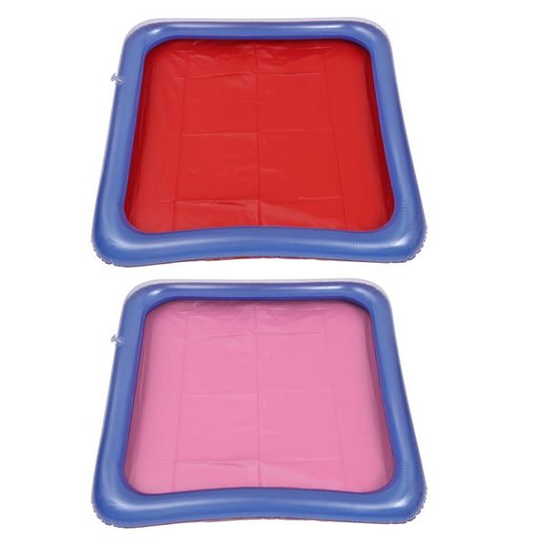 

inflatable floats & tubes 2pcs serving holders barbecue ice trays (random color)