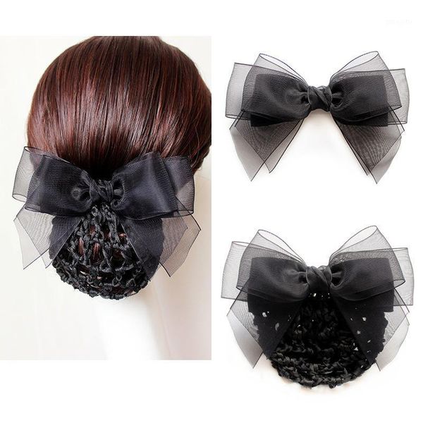 

fabric yarn professional hairpin staff hair net bag bow tie brooch shirt collar flower for girls women accessories jewelry1