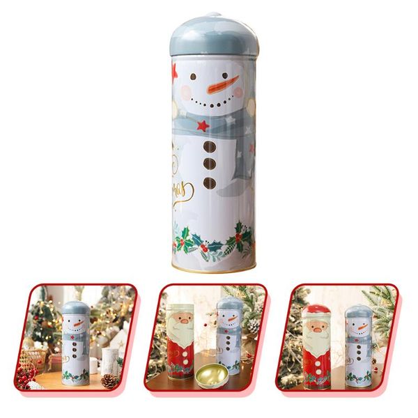 

gift wrap 2pcs christmas tinplate boxes lovely candy biscuit storage party supplies