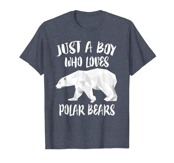 

Just A Boy Who Loves Polar Bears T-Shirt Bear Lover Gift, Mainly pictures
