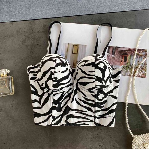 

fashion nightclub corset women camis slim leopard vest wrapped rim outer wear female bustier crop, White