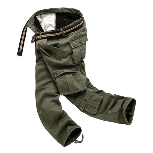 

winter outdoor warm men thick pants military army camouflage tactical cotton baggy trousers for brand clothing men's, Black