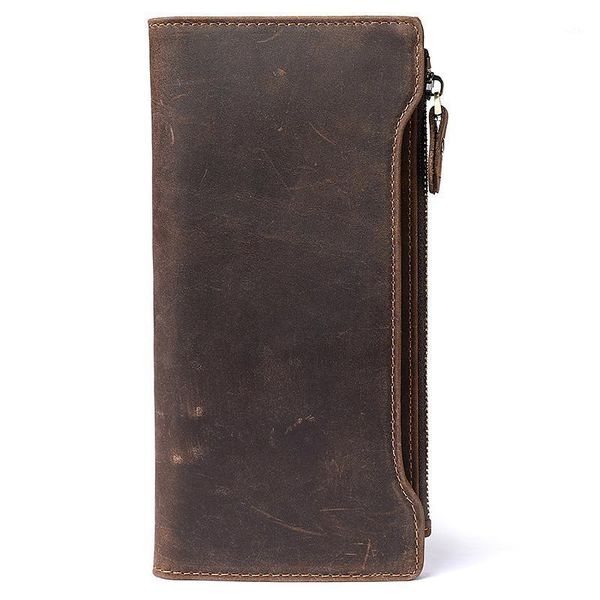 

wallets d 10% genuine crazy horse leather multi-card bit men 2021 brand male purses vintage businessman card wallet1, Red;black