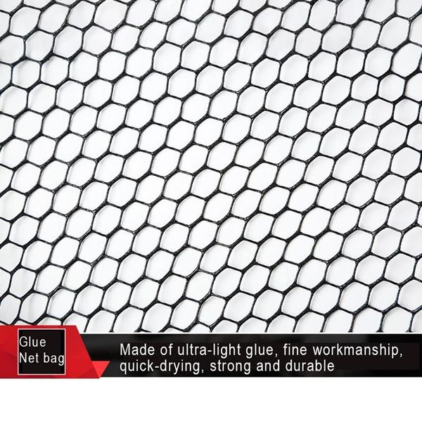 

fishing accessories aluminum alloy floating net rubber coated net-easy to grasp and put foldable