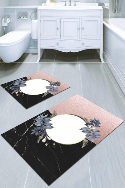 

digital bath mat set for closet 2 50x80 - 50x50 cm. bs005 mats