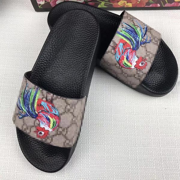 21s homens mulheres mulheres desenhador sapatos deslizam verão moda largamente liso slippery sandálias chinelo flip tamanho 35-45 flor