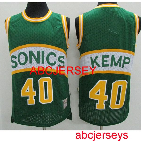 

men's no.40 kemp jersey sports vest green s- vest, Black