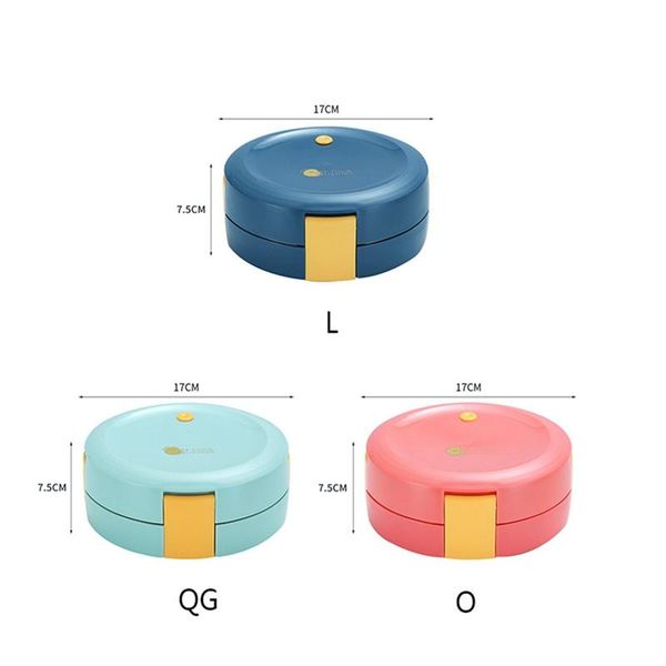 

dinnerware sets 304 stainless steel round lunch box portable thermal insulation japanese ins style