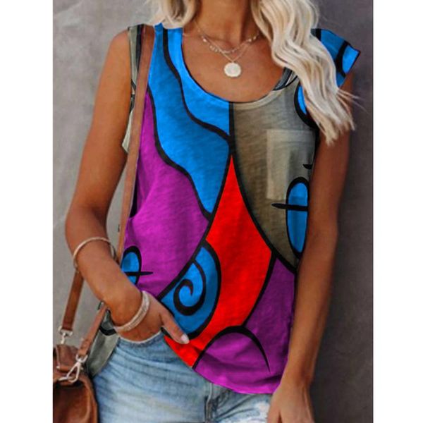 

women's t-shirt sleeveless t shirt woman summer streetwear women vest tshirts graphic tees loose fashion ladies casual, White