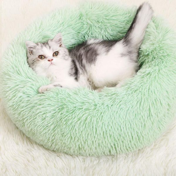 

kennels & pens pound cat bed house soft long plush basket pet sleeping bag puppy cushion mat portable supplies dog for dogs