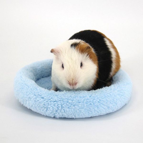 

kennels & pens hamster hedgehog cotton nest mat guinea pig autumn and winter plush warm round machine wash small pet