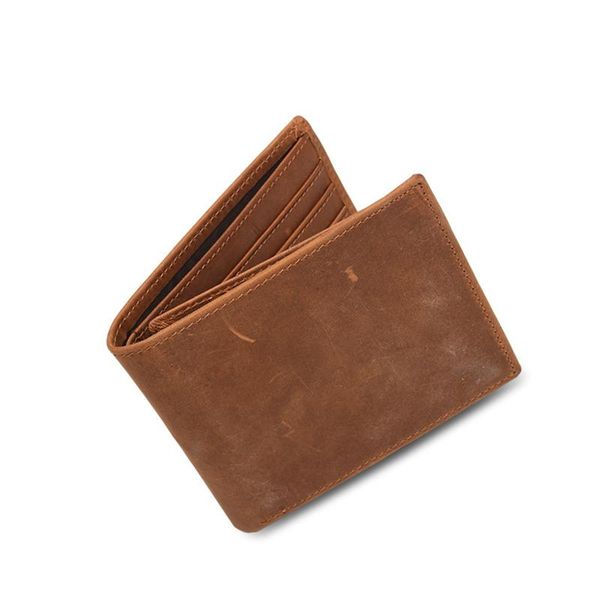 

wallets ve7001-7005 drop- engraving genuine leather grandpa to grandson purse card holder bifold birthday gift, Red;black