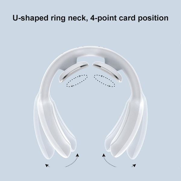 

electric massagers smart neck massager 15-gear adjustable pulse cervical multifunctional voice protector massage device