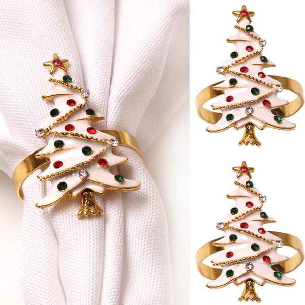 

napkin rings 4pcs el christmas tree table decorations ring cloth