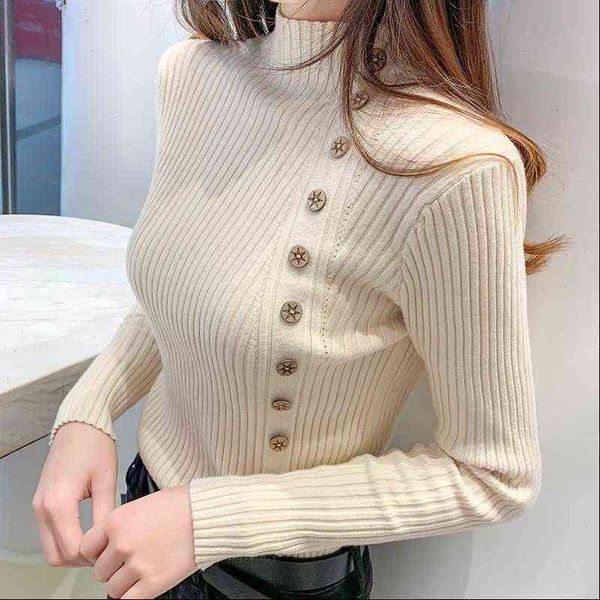 

pull femme winter korean solid women sweaters warm slim knitwear long sleeve turtleneck knitted pullovers jumper, White;black