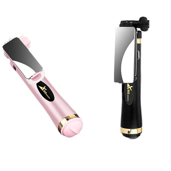

selfie monopods stick tripod with makeup mirror detachable wireless remote control stabilized retractable