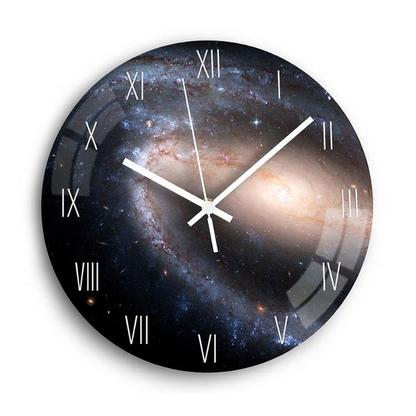 

wall clocks outer space art galaxy clock spatial entrance time machine universe modern nebula home decor astronomy gifts