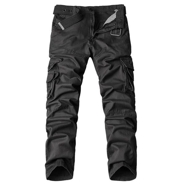 

casual pants outdoor pure cotton trendy overalls men's men trousers, Black