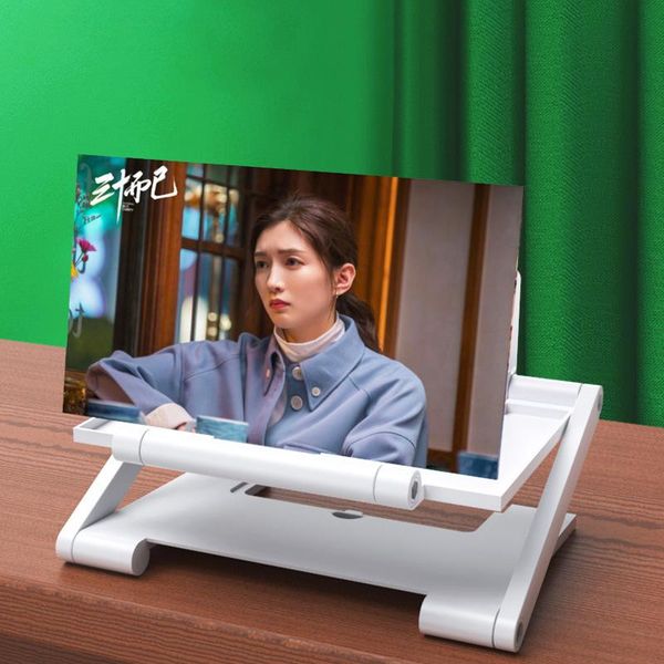 

inch folding 3d screen mobile phone magnifier curved surface accessories cellphone holder cell mounts & holders