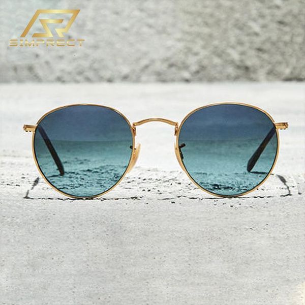 

polarized sunglasses women brand round sun glasses men fashion vintage metal mirror driver shades for, White;black
