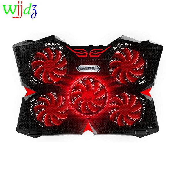 

lapcooling pads 17 inch notebook led cooler pad stand with 5 fan usb ports for 12-17