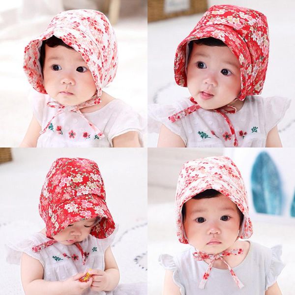 

baby hat cap children floral infant kids boys girls hats caps &, Yellow