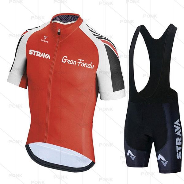 

racing sets 2021 team strava cycling jerseys bike wear clothes quick-dry bib gel clothing ropa ciclismo uniformes maillot sport, Black;blue