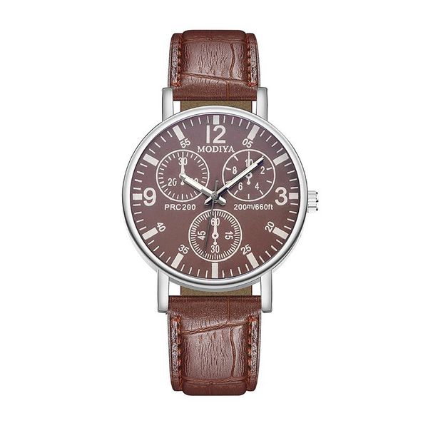 

creative men quartz wristwatches blue glass business sport watches for drop relojes para hombre, Slivery;brown