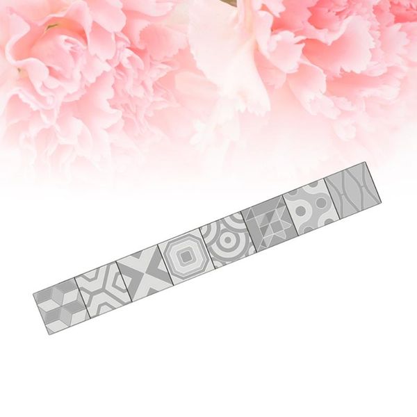 

european wallpaper border sticker black and white simulation tiles waist line wall waterproof self adhesive pvc wallpape wallpapers