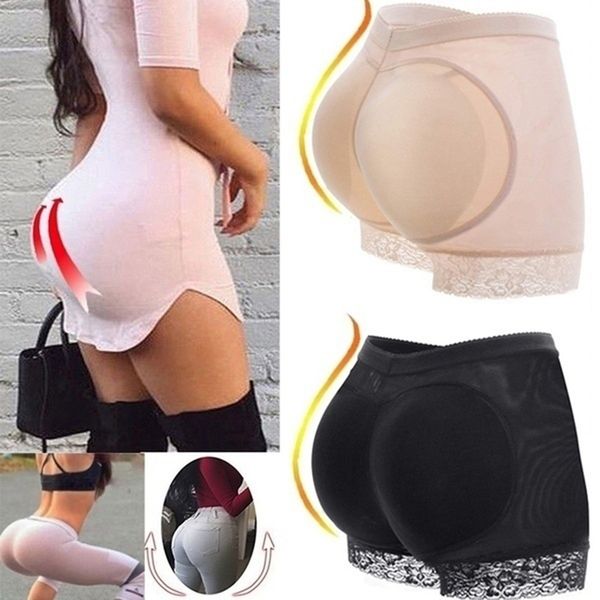 

women butt lifter shaper underwear seamless padded high waist tummy control hourglass figure boyshort shapewear panties
