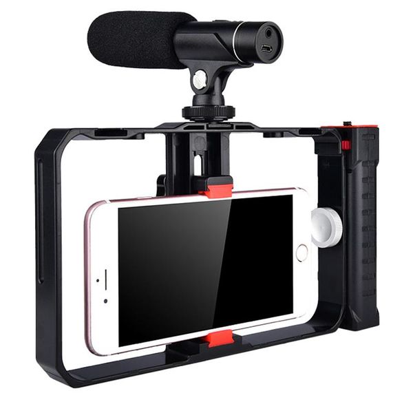 

video camera cage stabilizer film making rig for cell phone handheld bracket nc99 stabilizers