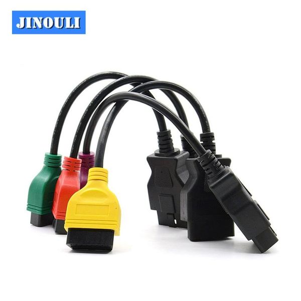 

code readers & scan tools 4pcs/lot fiatecuscan obd2 connector diagnostic cable for ecu multiecuscan 500 punto lancia