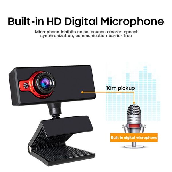 

webcams usb 2.0 webcam night supplement light with mic camera online teaching video chat