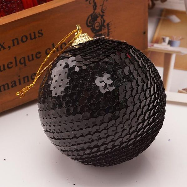 

party decoration christmas rhinestone glitter baubles balls xmas tree ornament 8cm