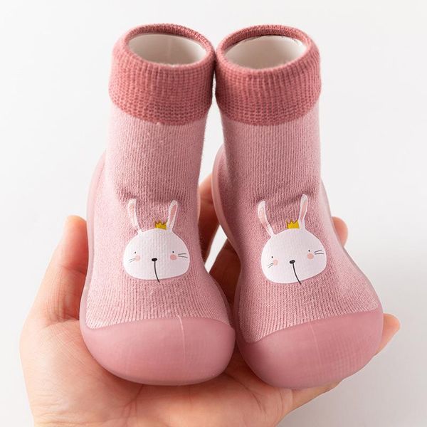 

first walkers baby boy shoes sock nonslip floor socks girl soft rubber sole toddler booties