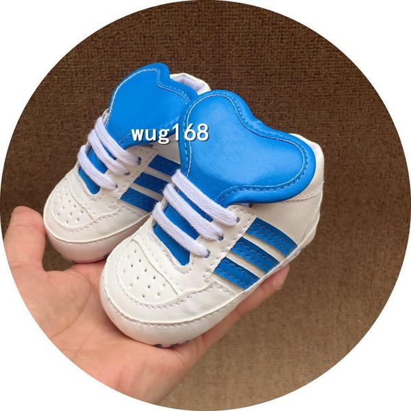 

ad2021 toddler baby shoes boys girls soft soled first walkers kids pu leather anti-slip sneakers newborn infant crib footwear