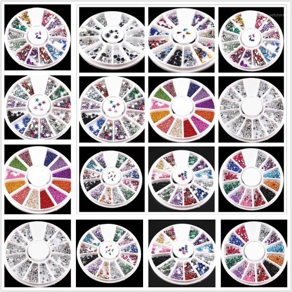

12 colors diy nail art stone files dust brush cleaning buffer sponge buffing grit sand uv gel polish acrylic manicure tools1