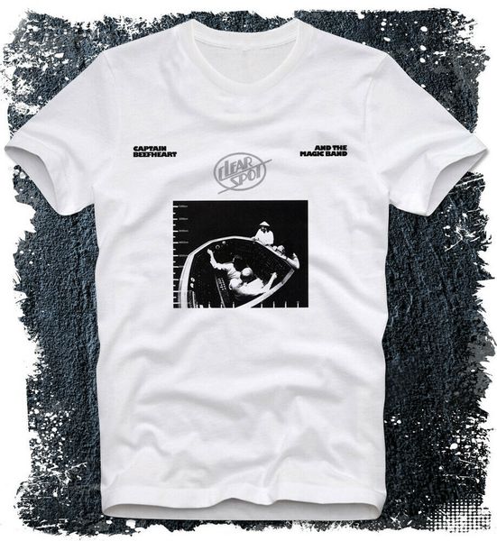 

t-shirt captain beefheart and the magic band 60s blues rock hipster jazz, White;black