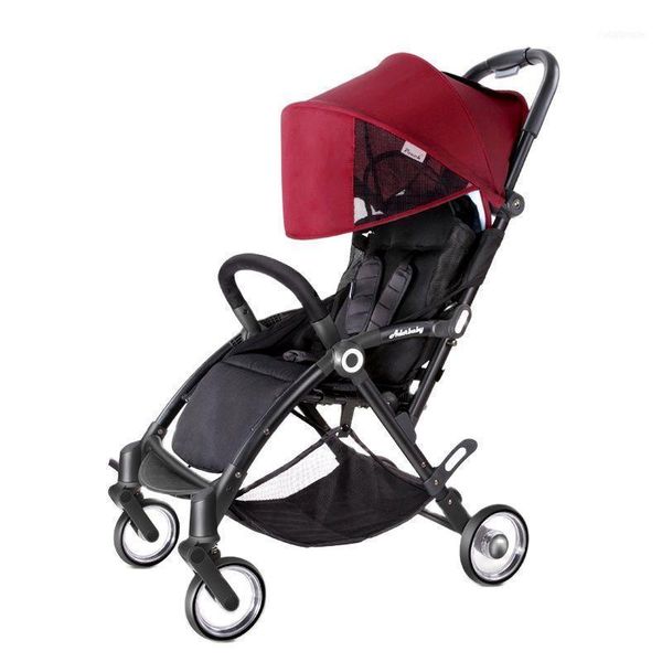 

baby stroller is ultra-light and can sit reclining winter summer dual-use umbrella folding children's trolley strollers#1